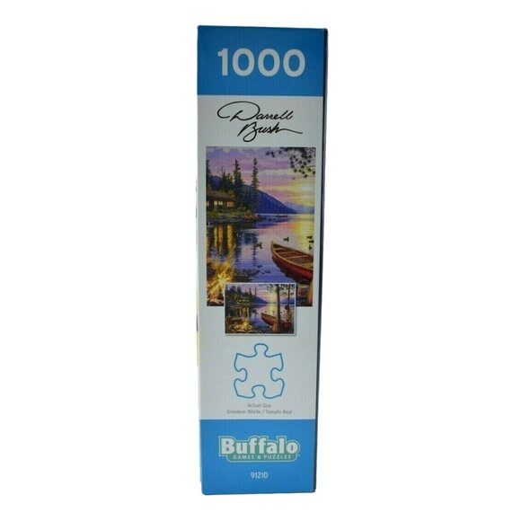 Buffalo Games Darrell Bush Canoe Lake Scenic View 1000 Piece Jigsaw Puzzle New - Picture 4 of 6